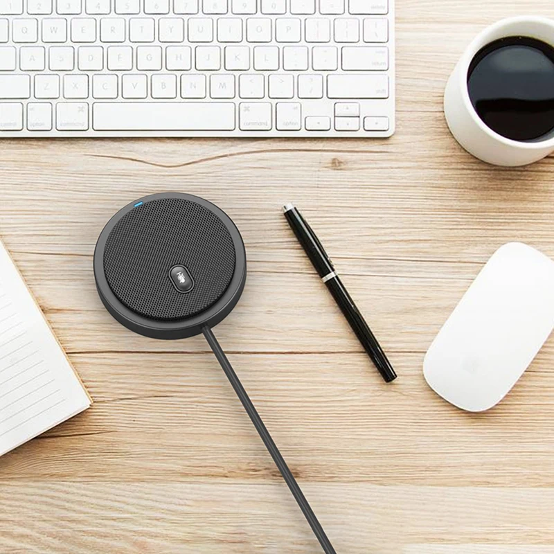 USB всенаправленный конденсаторный микрофон используемый для деловых встреч