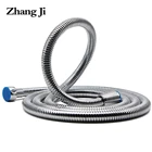 ZhangJi 1,5 м 2 м шланг для душа универсальная домашняя горячая Распродажа Мягкая трубка для душа серебряный цвет общий гибкий шланг для душа + держатель