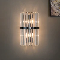 light luxury simple postmodern tv background wall crystal wall lights creative living room bedroom bedside aisle staircase wall