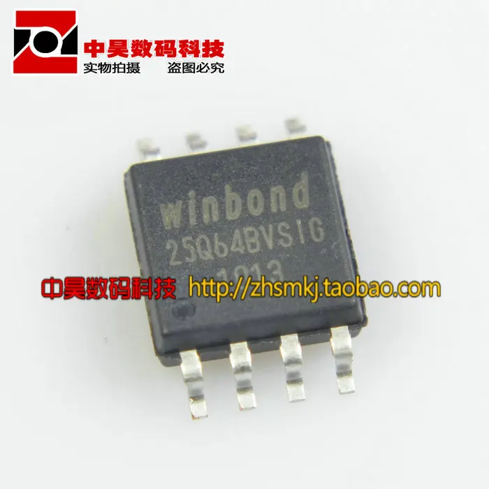25Q64FVSING W25Q64BVSIG 8M flash 25Q64 чип флэш памяти соп 8|Соединители| |