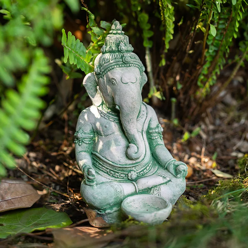 Тайские характеристики скульптура из песка ручной работы дзен дом город статуя