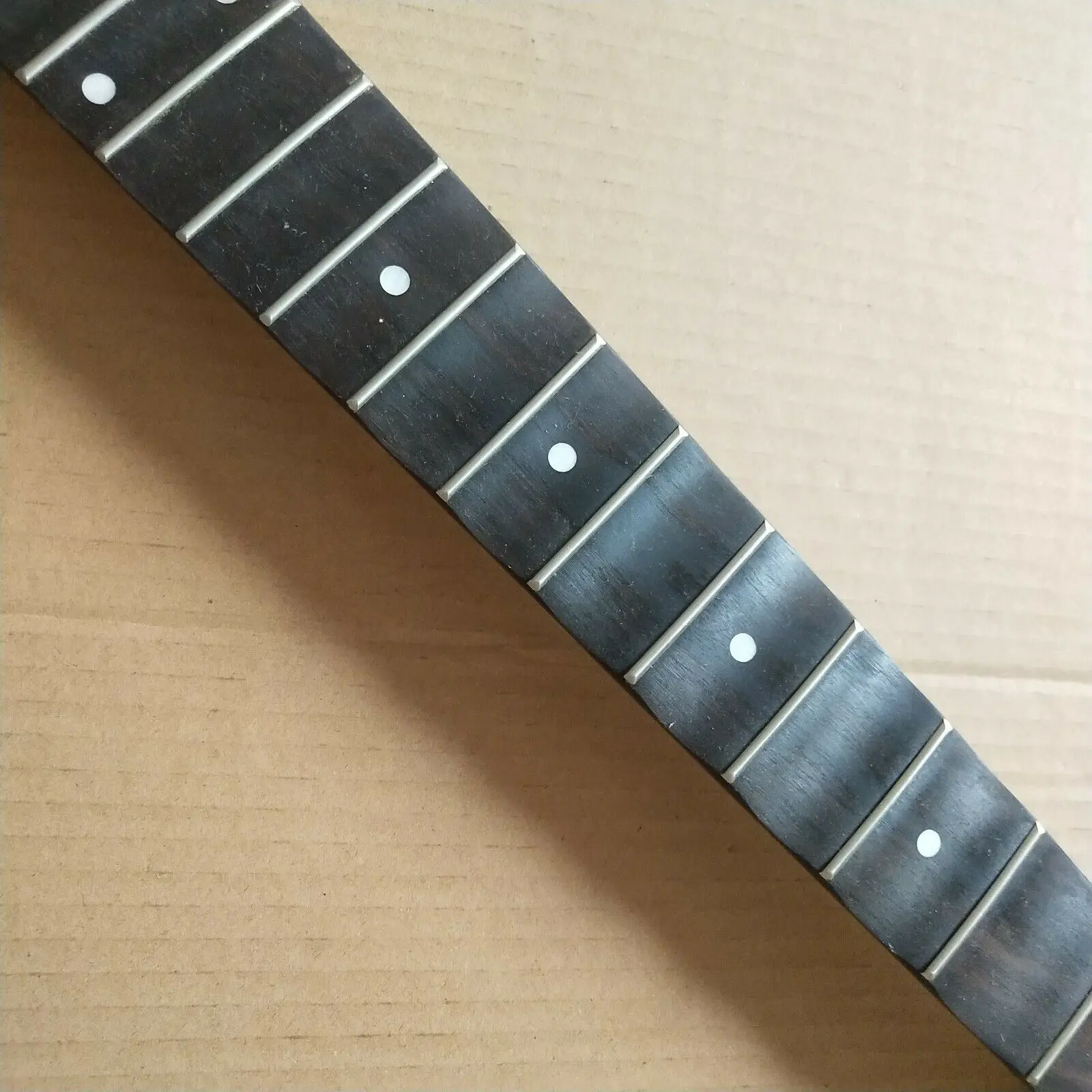 Новая сменная гитарная шейка с зубчатым наконечником 22 лада Древесина клена |