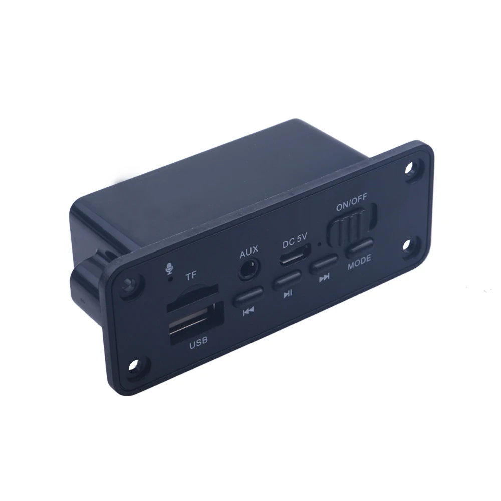 Автомобильный комплект Bluetooth 5 0 FM-радио MP3-плеер декодер плата модуль с микрофоном