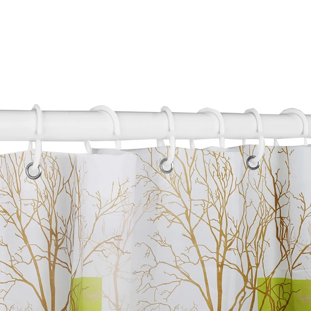 Shower curtain Waterproof Polyester fabric 3D Bath Geometric Flower for Bathroom Long 180*200cm | Дом и сад
