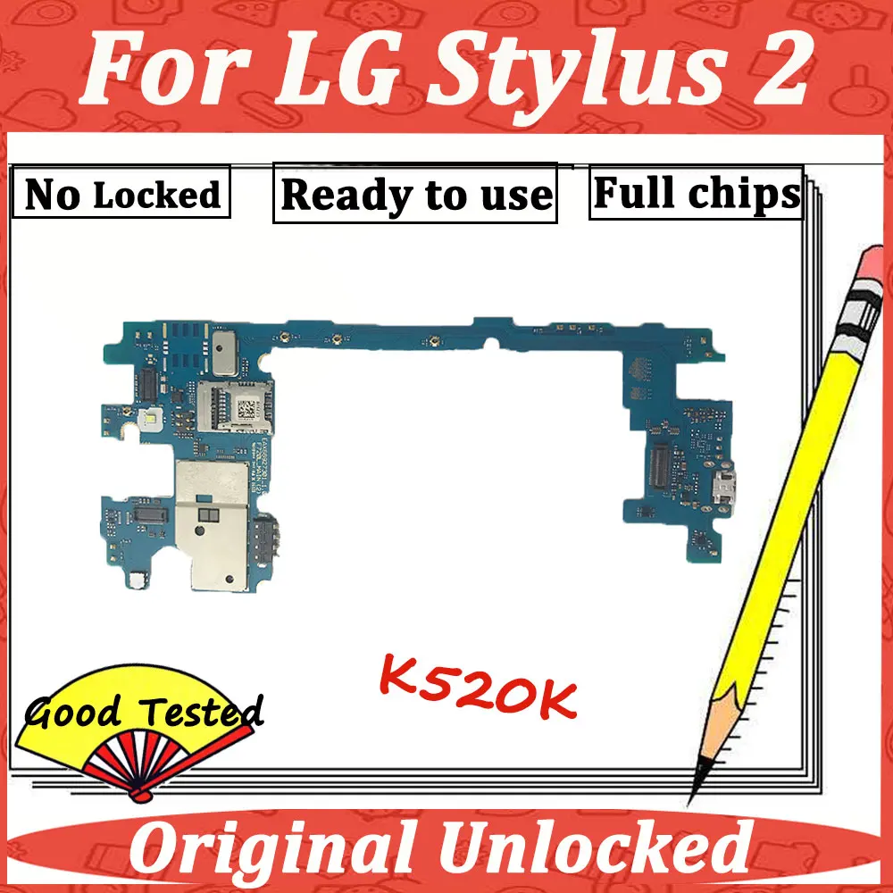 Для LG Stylus 2 K520K с полным чипом материнская плата логическая Android системная |