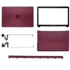 Новый оригинальный ноутбук Топ чехолПередняя панельBottm чехолпетли для HP павильон 17-по 17-CA ЖК-дисплей задняя крышка L22505-001 цвет красного вина