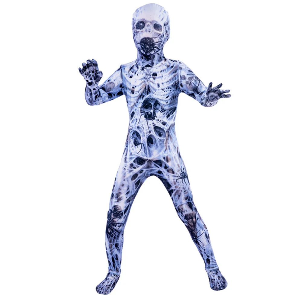 Детский костюм для пауков косплея мальчиков и девочек