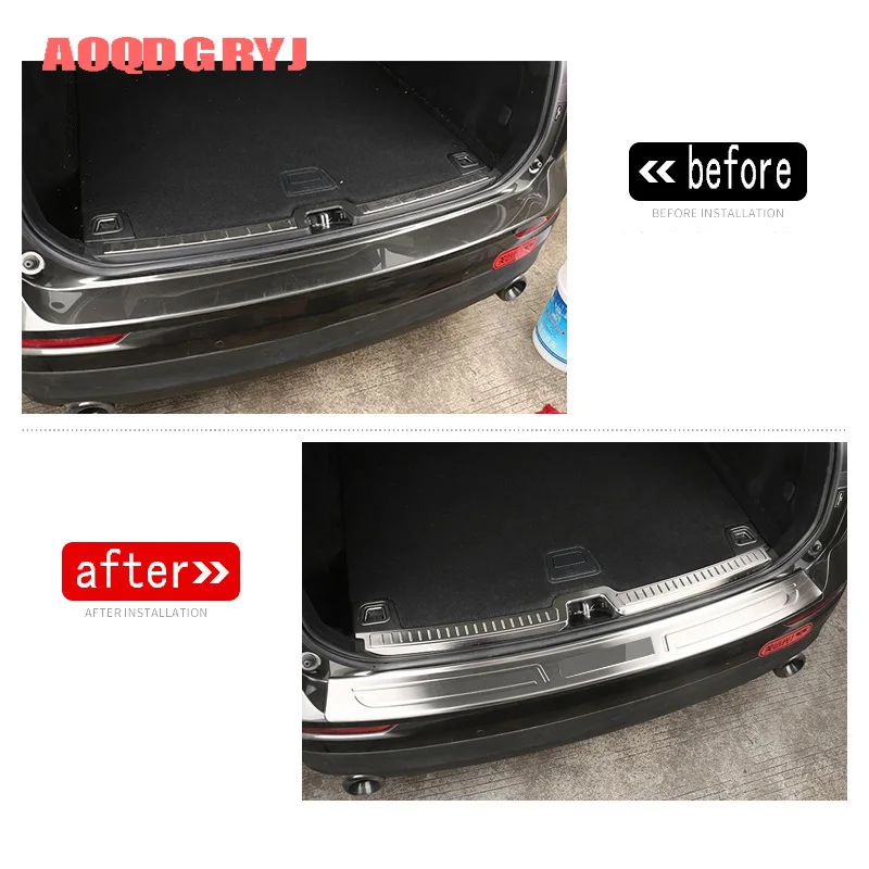 1 шт. защитная накладка на задний бампер из нержавеющей стали для Volvo XC60 2018