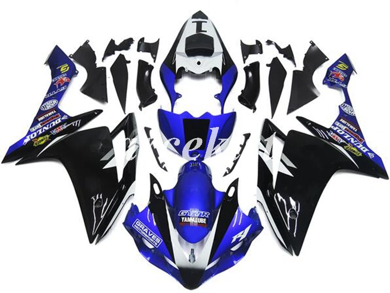 

Injection Mold New ABS Motorcycle Whole Fairings kit Fit for YAMAHA YZF-R1 R1 2007 2008 07 08 Bodywork set UK