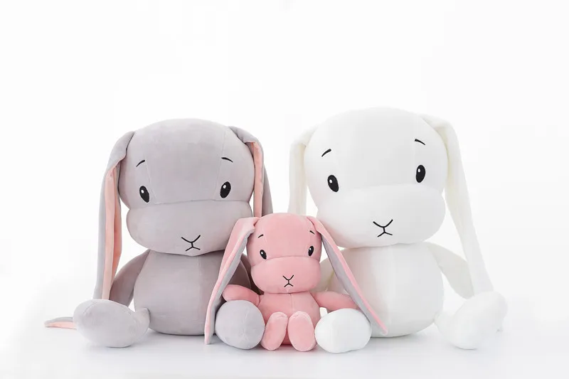 1 pc/25 50 см гигантские милый кролик плюшевые игрушки мягкий плюшевый кролик кукла для маленьких детей игрушка в виде животного, день рождения, Рождество, День Святого Валентина, подарок для любимой, гипоаллергенно