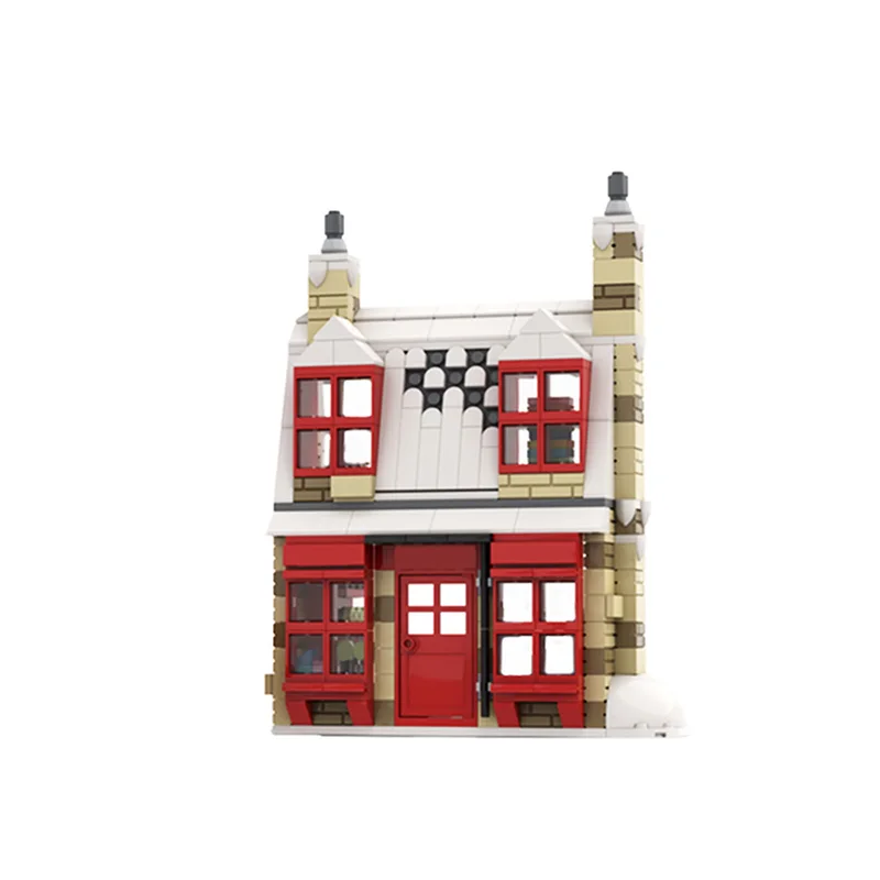 

LEQUMOC City Architecture Street View 441PCS MOC Model Building Blocks Toys For Children DIY Toy Kids Gifts City Bricks