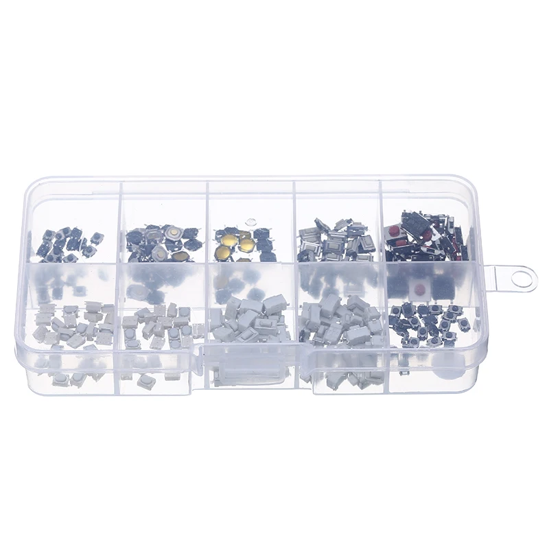 250 шт./кор. смешанный тактильный сенсорный кнопочный выключатель 10 типов Mayitr