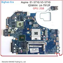 Q5WVH LA-7912P Mainboard For Acer E1-571 V3-571G E1-571G Laptop Motherboard W/ HM77 DDR3 GT630M GT710M 2G-GPU 100% Fully Tested