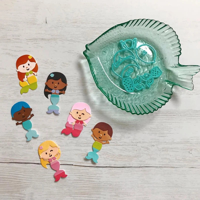 LLove CCraft Mermaid & sailboat новинка 2019 металлические режущие штампы для скрапбукинга