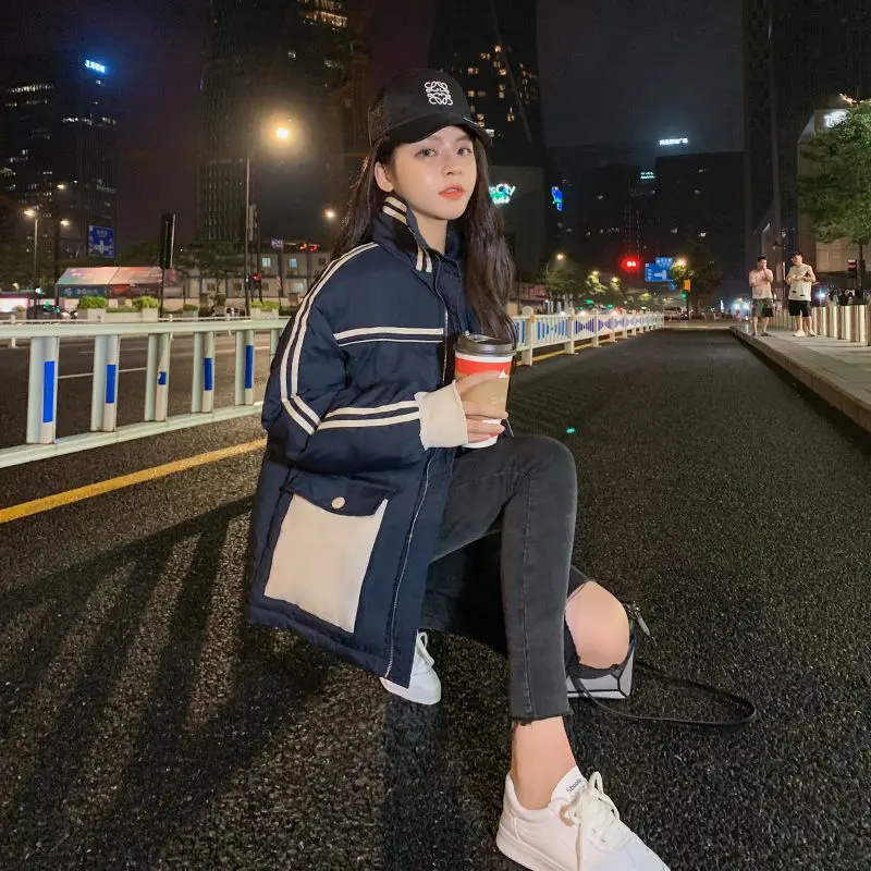 Clothing for Winter Coat Women  The New Cotton Female Short Korean Version Loose Casual Thicken