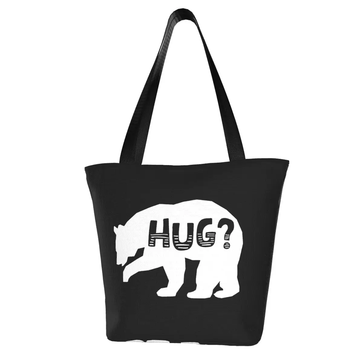 Bear Hug Shopping Bag Aesthetic Cloth Outdoor Handbag Female Fashion Bags