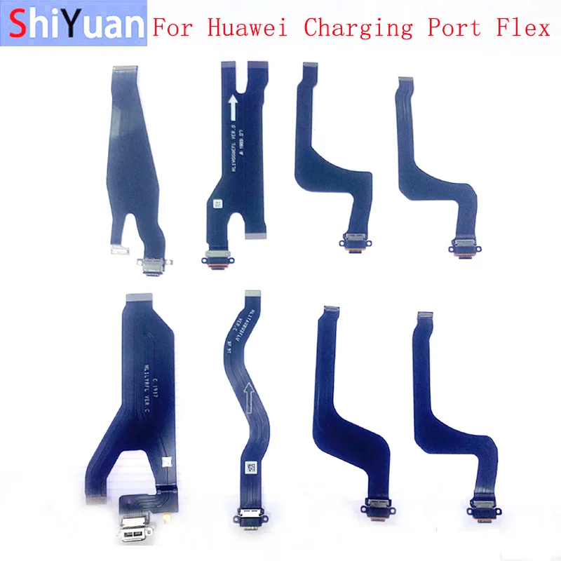 Разъем для USB порта зарядки запчасти платы гибкий кабель Huawei P20 P30 P40 Mate 20 30 40 Pro