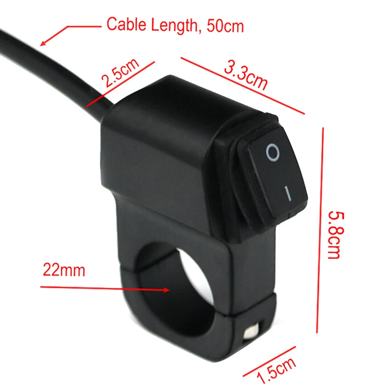 Новые водонепроницаемые переключатели руль скутера сигнал поворота