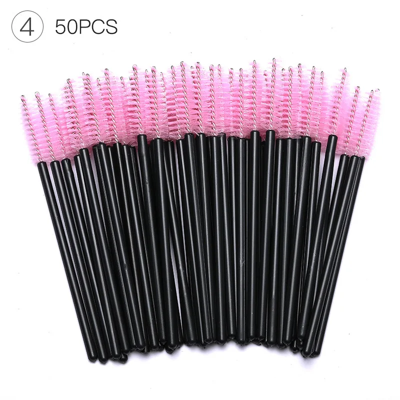 50 шт./пакет макияжа щеточка для Ресниц Микро щетки щеточный мини Расширенный