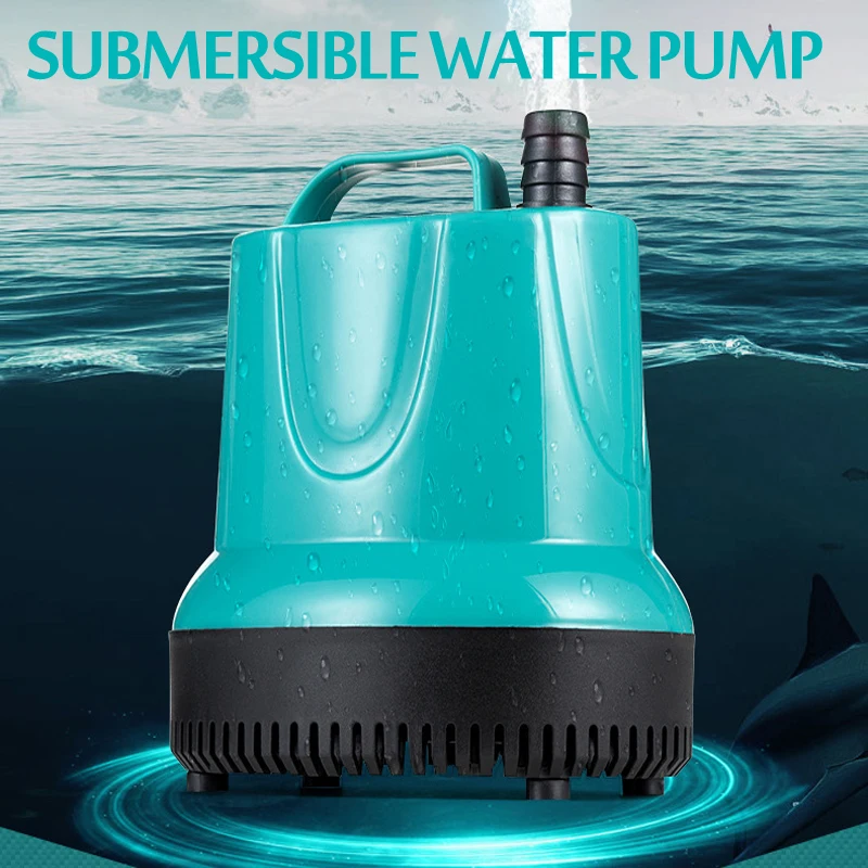 

7/15/20/25/35/55/95W Submersible Water Pump 550-4500L/H 220-240V Aquarium Fish Pond Tank Spout Marin Temperature Control Clean