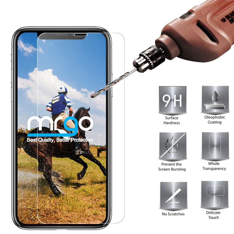 Закаленное стекло для iPhone X XS Max XR защита экрана XR Защита камеры Защитное стекло для iPhone XR X XS Max стекло 10
