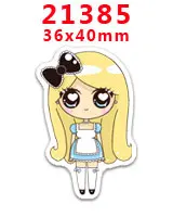 PR-21385 Наборы для творчества Герой мультфильма с плоской задней частью Плоские наклейки 30 штук. PR-21377-21554 - Цвет: PR-21385