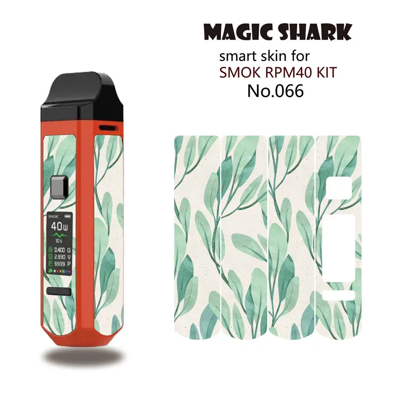 Magic Shark Flash Man Череп Звездный лист Бэтмен Vape Pod стерео пленка чехол наклейка для Smok