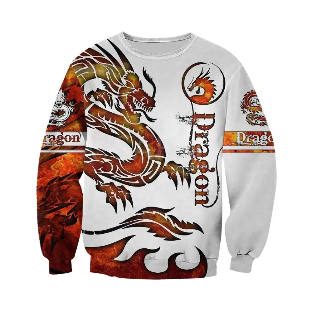 

Tattoo And Dungeon Dragon 3D Print Hoodie Man Women Harajuku Outwear Zipper Pullover Sweatshirt Casual Unisex Jacket