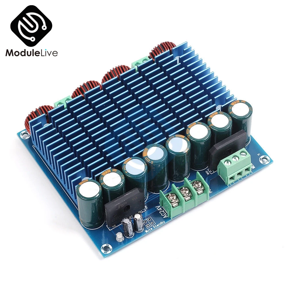 XH M252 TDA8954TH AC 24V сверхмощный модуль цифрового усилителя стерео двухчиповый