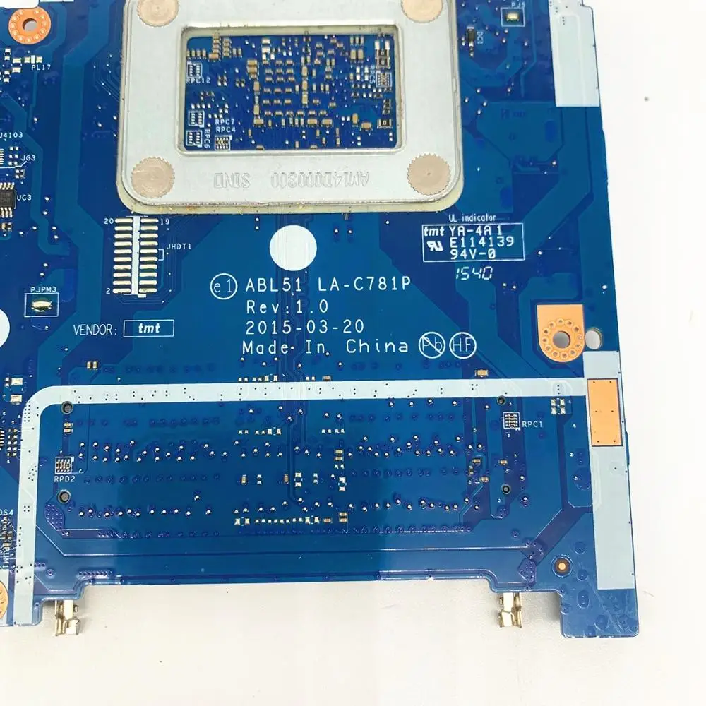 

813969-601 813970-501 813966-001 For HP Pavillion 15-AF 15Z-AF Laptop motherboardABL51 LA-C781P With A8 CPU Mainboard 100% Test