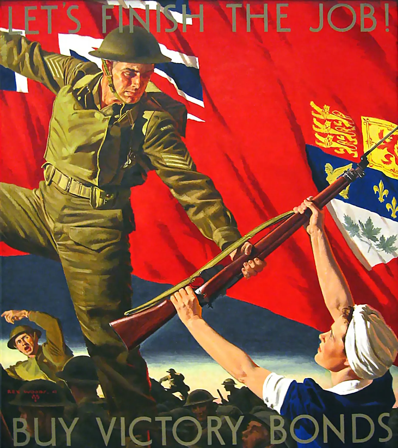 Винтажный пропагандистский постер WW2 lucky Strike сигареты Классические холщовые
