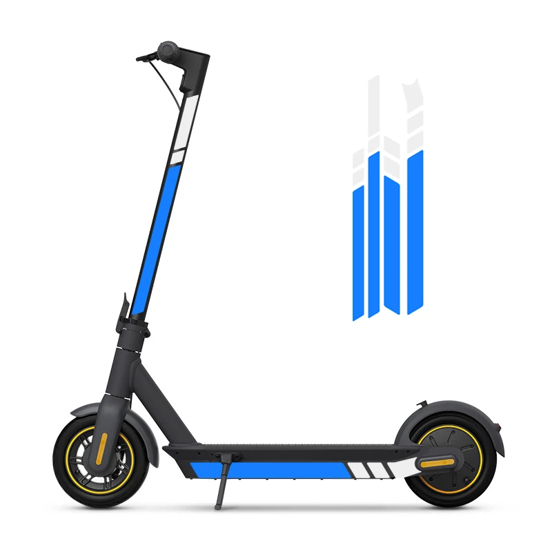 H Электрический скутер Светоотражающая наклейка для ninebot MaxG30 самокат индивидуальная наклейка украшение для скутера - Цвет: H