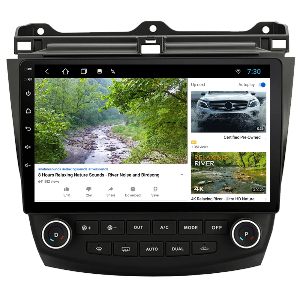 RoverOne для Honda Accord 7 2003-2007 Android 12 Автомагнитола автомобильный мультимедийный плеер