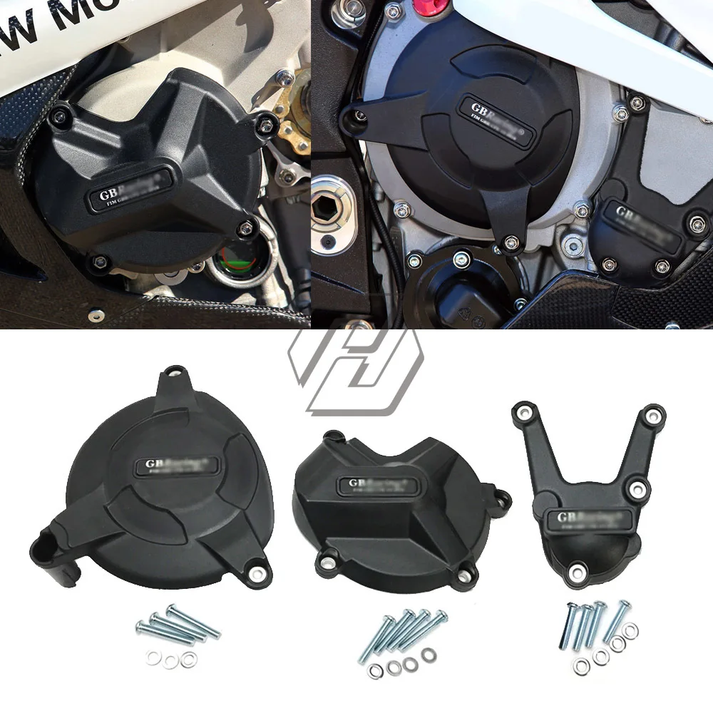 

Motorcycles Secondary Engine Cover Set Case for GB Racing for BMW S1000RR S1000R 2009-2016