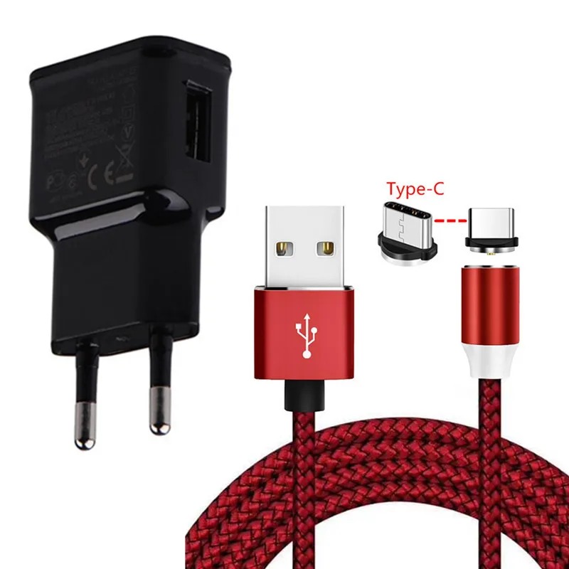 Магнитное зарядное устройство USB Type C для Samsung Galaxy A8 S8 A3 A5 A7 2017 A70 A50 M30s Xiaomi Mi 9T K20 Redmi