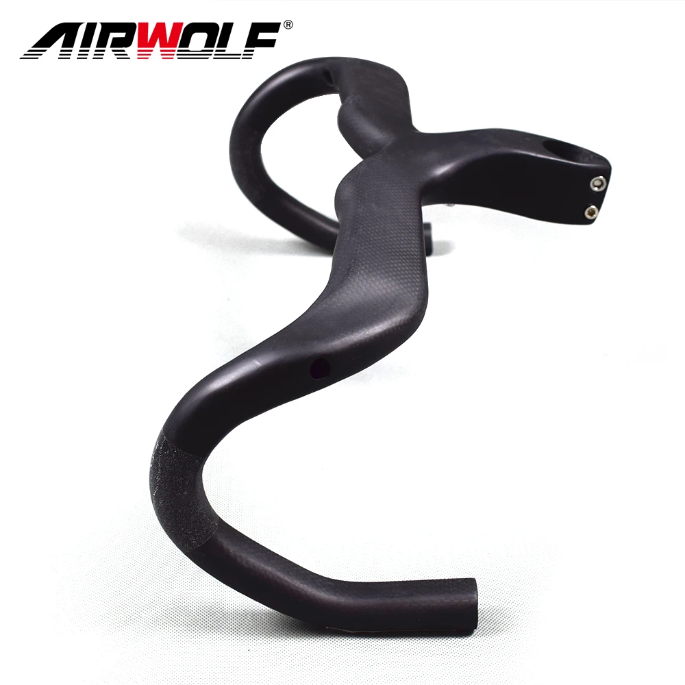 Аксессуары для велосипеда углеродный Интегрированный руль со стержнем