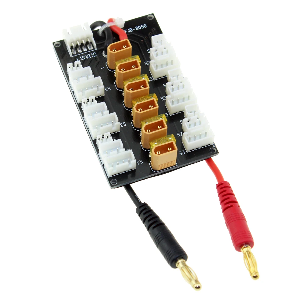 Плата для зарядки XT30 XT60 T параллельная зарядная плата Lipo 6 аккумуляторов зарядное