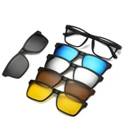 HDCRAFTER 6 в 1 много мужчин и женщин мужчин Поляризованные оптические магнитные солнцезащитные очки клип магнит клип на солнцезащитные очки по рецепту очки оправа