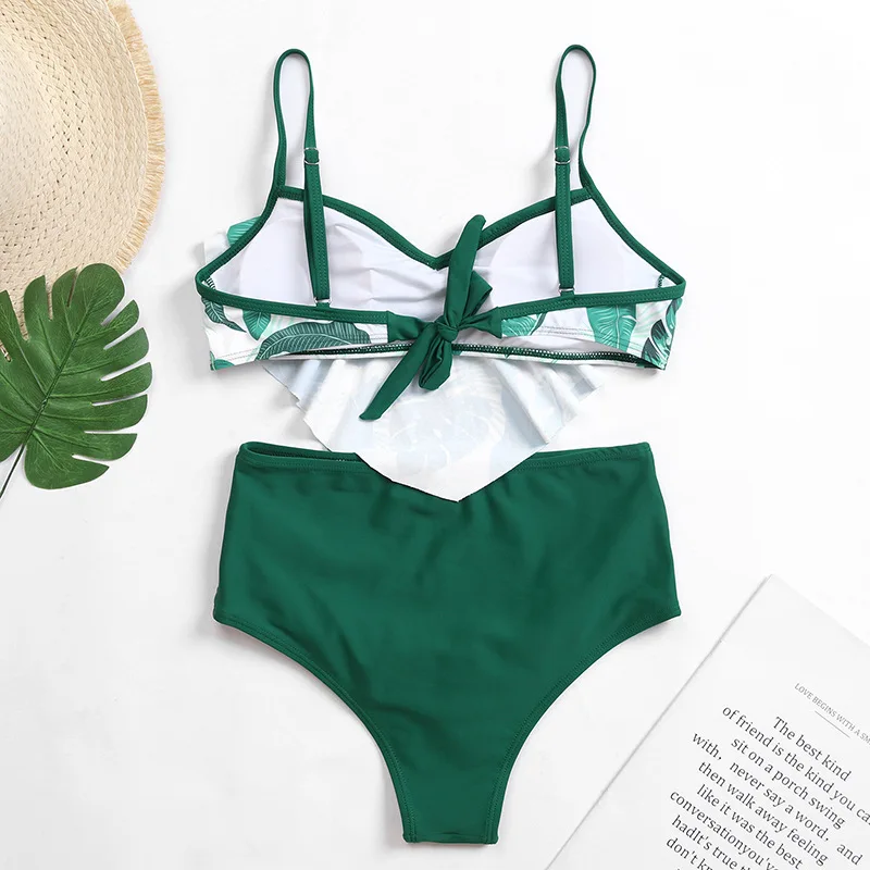 

Sexy Bikinis Women Tank High-Waisted Bikini Sets Sexy Summer Swimsuit Two Pieces Swimwear Women 2021 Beach Bathing Suits