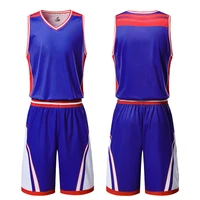 personalized basketball jersey mens 2020 basketball team suit basketball uniform breathable thin summer knit sportswear