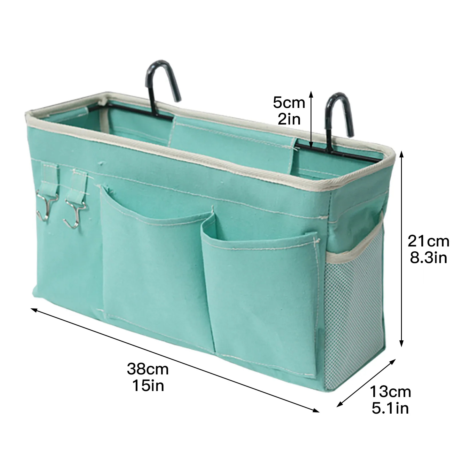 

Bedside Storage Hanging Organizer Pocket Bag Wardrobe organizer Canvas Bedroom Bathroom Magazine tote Storage Organizador Pouch