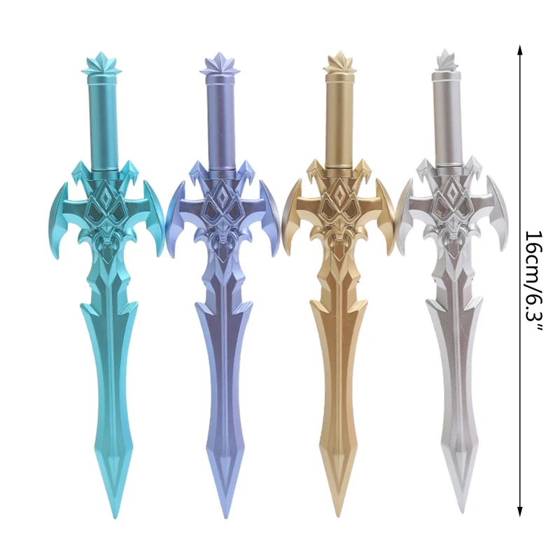 Новинка гелевые ручки дизайн в виде меча черные чернила 0 5 мм перо иглы