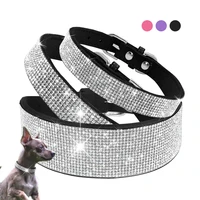 bling dog cat collars leather pet puppy kitten collar walk leash lead for small medium dogs cats chihuahua pug yorkie