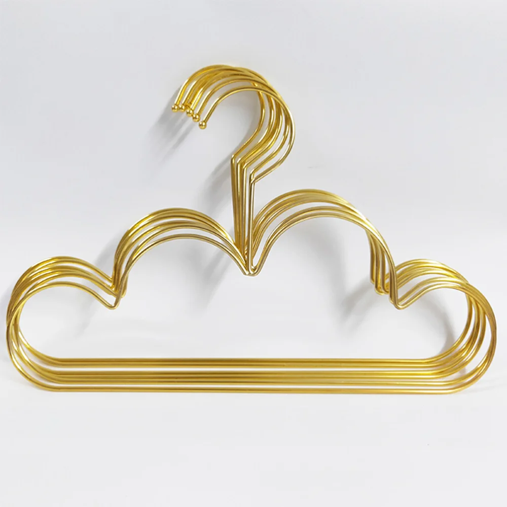 

5pcs Cloud Shape Hanger Metal Non Kids Children Clothes Coat Sweater Hangers