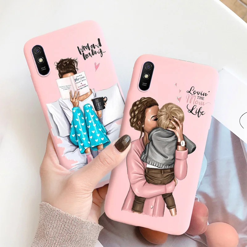 Чехол для Xiaomi Redmi Note 7 9 Pro чехол мам и малышей 8T 8 8A 9A 9C Poco F2 X3 Mi 10T 10 ультралегкие