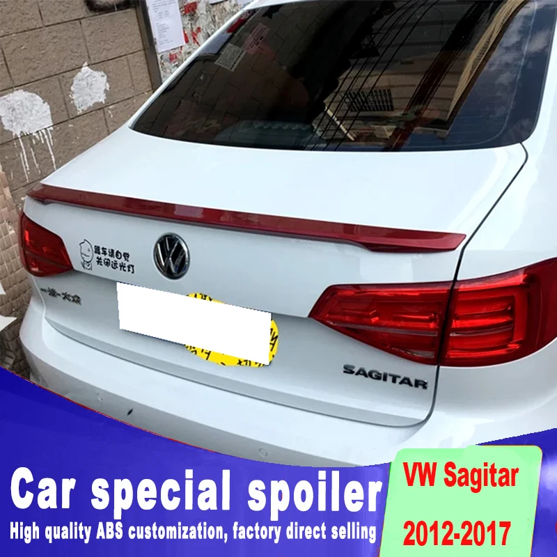 Новый модный дизайн спортивный стиль обтекаемый спойлер для Volkswagen VW jetta Sagitar 2012 2017