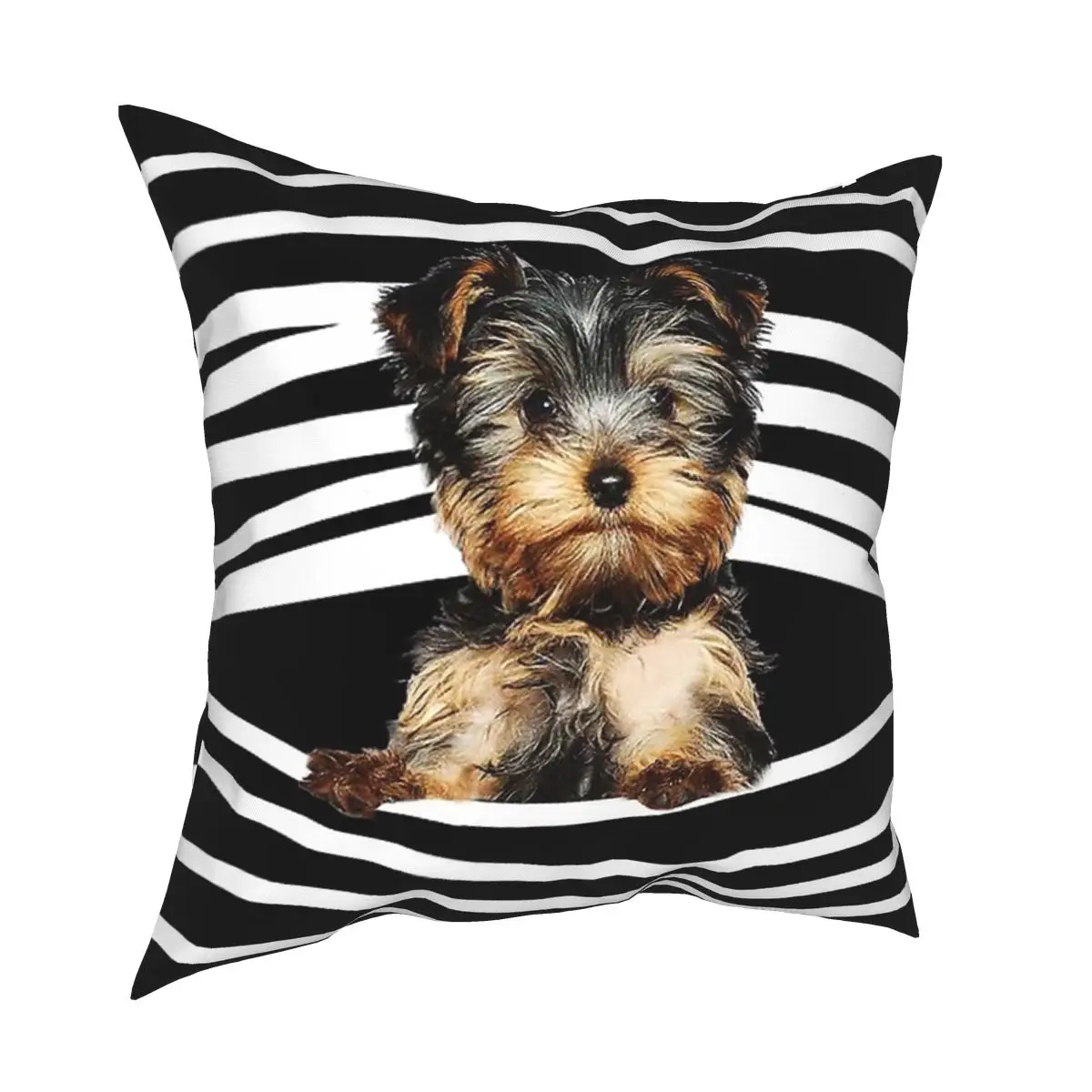 

Yorkshire Terrier Pillow Case Home Decor Yorkie Dog Puppy Cushions Throw Pillow for Car Polyester Double-sided Printing Novelty