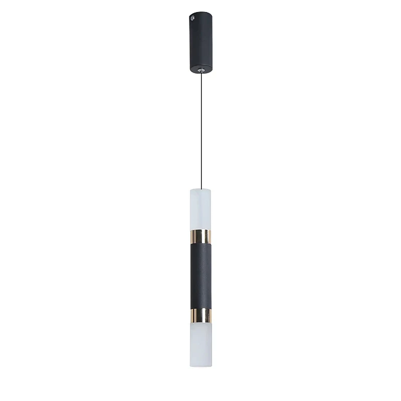 

BOTIMI Modern LED Pendant Lights For Bedroom Bedside Drop Hanging Lamp Black Cord Pendant Dining Lighting Fixtures