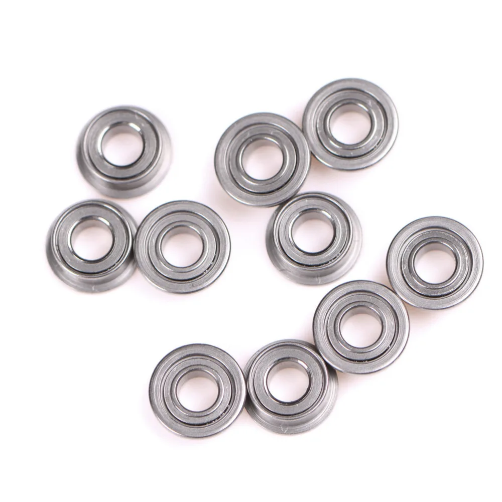 

10pcs/lot MF63zz Metal Double Shielded Miniature Deep Groove Flanged Ball Bearings 3x6x2.5mm For 3D Printer Wholesale