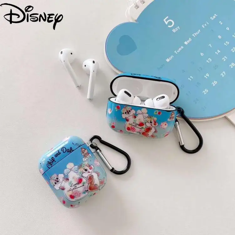 

Disney Chip'n' Dale for AirPods 1/2 Generation Protective Cover for Apple Bluetooth Compatible Wireless Headset Cartoon